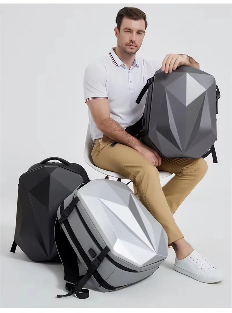 Anti-Theft Large Capacity Expandable USB Modern ABS Laptop Backpack product detail