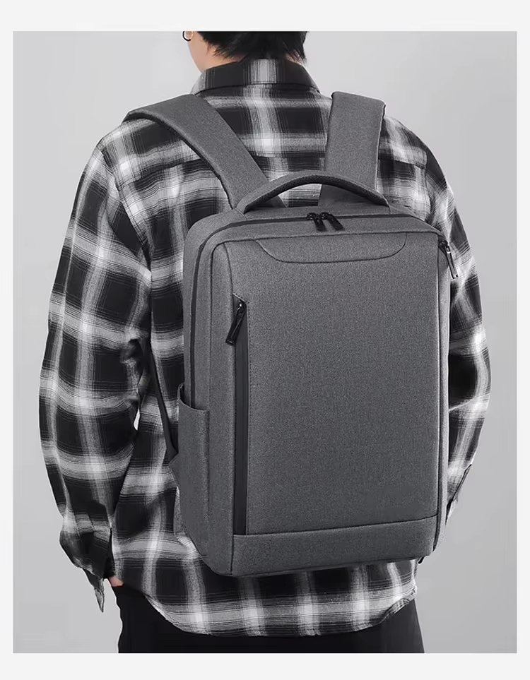 Water-Resistant USB Vintage Business Travel Oxford Laptop Backpack product detail