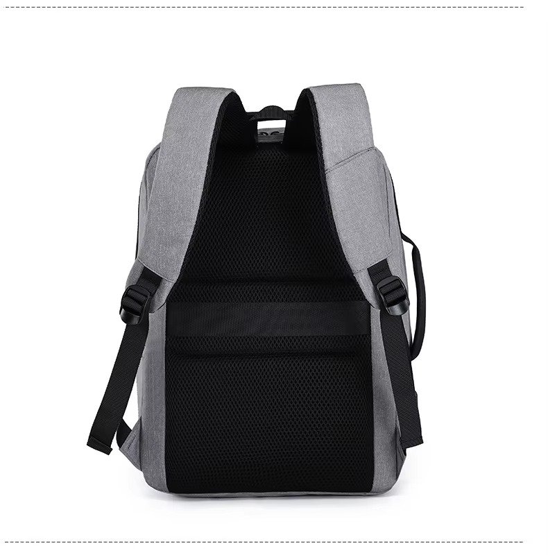 Custom Lightweight Waterproof Oxford Business Laptop Backpack with USB Large Capacity Portable College Student School Travel Bag detail image