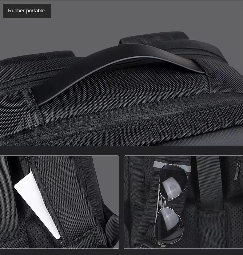 Water-Resistant USB Modern Outdoor Casual Polyester Laptop Backpack product detail