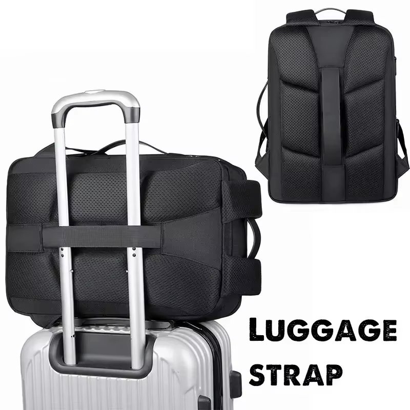 Water-Resistant USB Modern Outdoor Casual Polyester Laptop Backpack product detail
