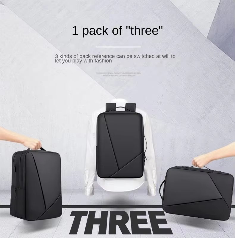 Water-Resistant USB Modern Outdoor Casual Polyester Laptop Backpack product detail