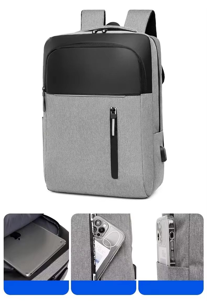 Water-Resistant Large Capacity Business Travel School Oxford Laptop Backpack product detail