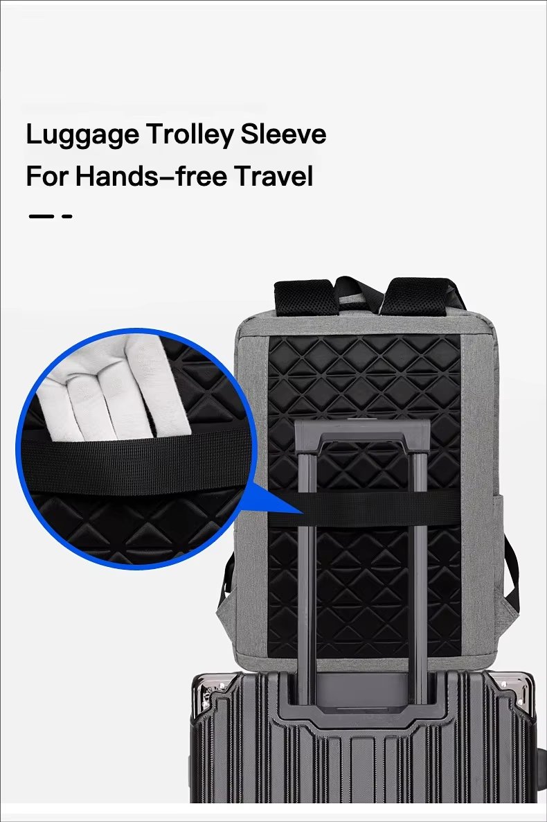 Water-Resistant Large Capacity Business Travel School Oxford Laptop Backpack product detail