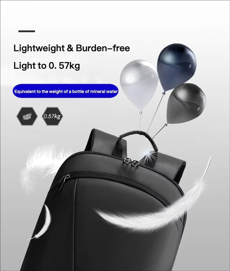 Water-Resistant Lightweight Slim Business School Oxford Laptop Backpack product detail