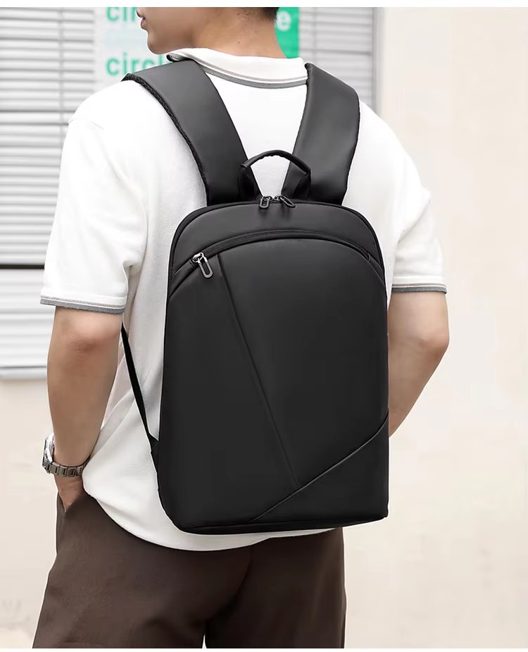 Water-Resistant Lightweight Slim Business School Oxford Laptop Backpack product detail