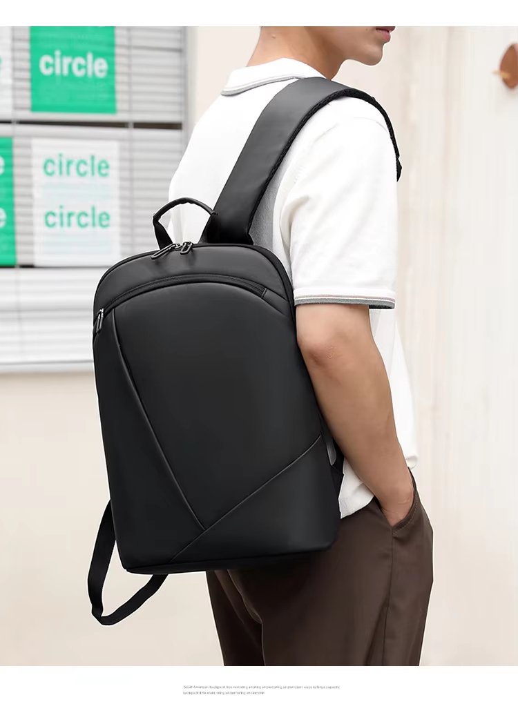 Water-Resistant Lightweight Slim Business School Oxford Laptop Backpack product detail