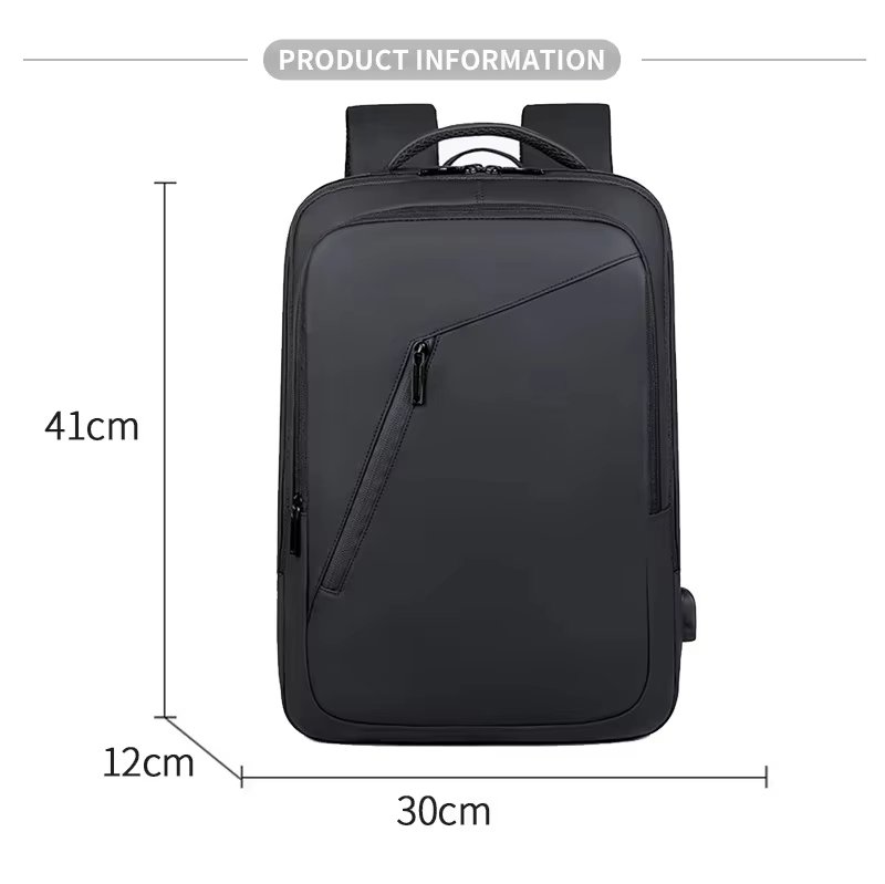 Anti-Theft Water-Resistant Large Capacity USB Vintage Oxford Laptop Backpack product detail
