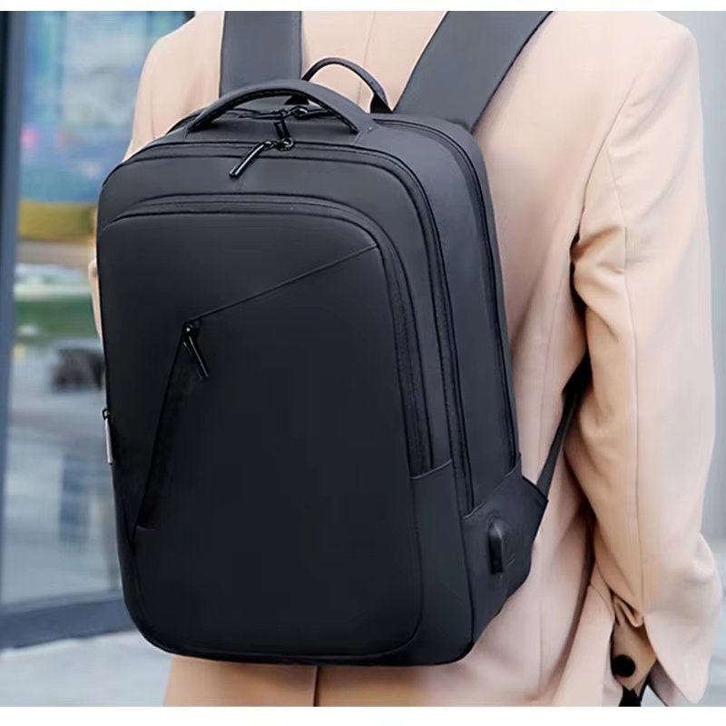 Anti-Theft Water-Resistant Large Capacity USB Vintage Oxford Laptop Backpack product detail