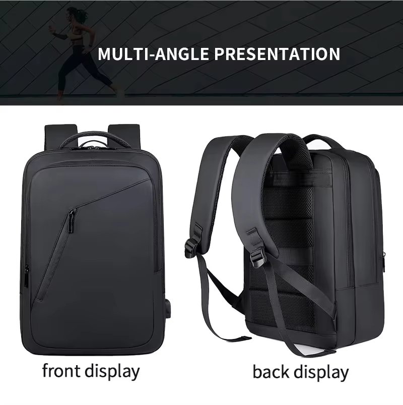 Anti-Theft Water-Resistant Large Capacity USB Vintage Oxford Laptop Backpack product detail