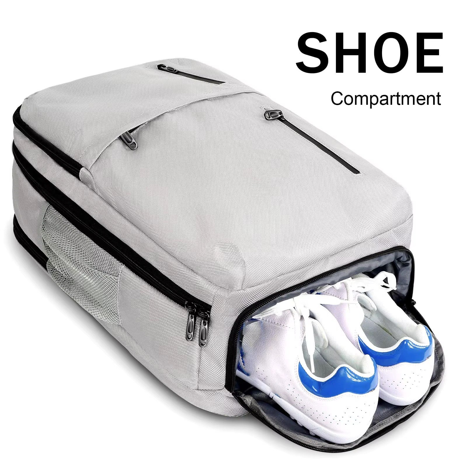 Custom Laptop Backpack Carry-On Dayback Flight Approved Luggage with Shoe Compartment Weekend Overnight Business Travel Backpack detail image