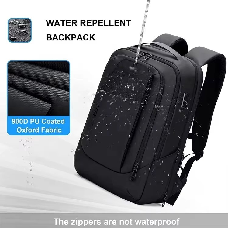 Water-Resistant Large Capacity Vintage Modern Outdoor Oxford Laptop Backpack product detail