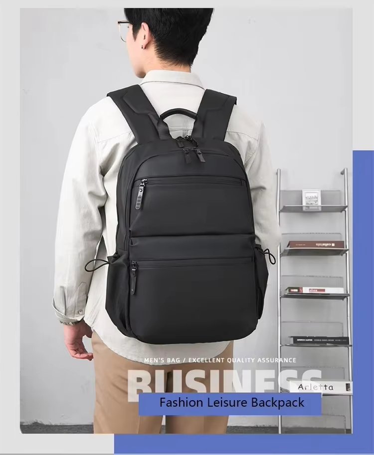 Anti-Theft Water-Resistant Vintage Business School Oxford Laptop Backpack product detail