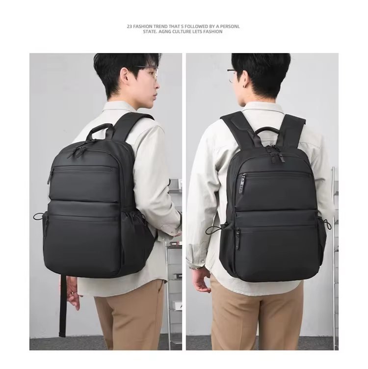 Anti-Theft Water-Resistant Vintage Business School Oxford Laptop Backpack product detail