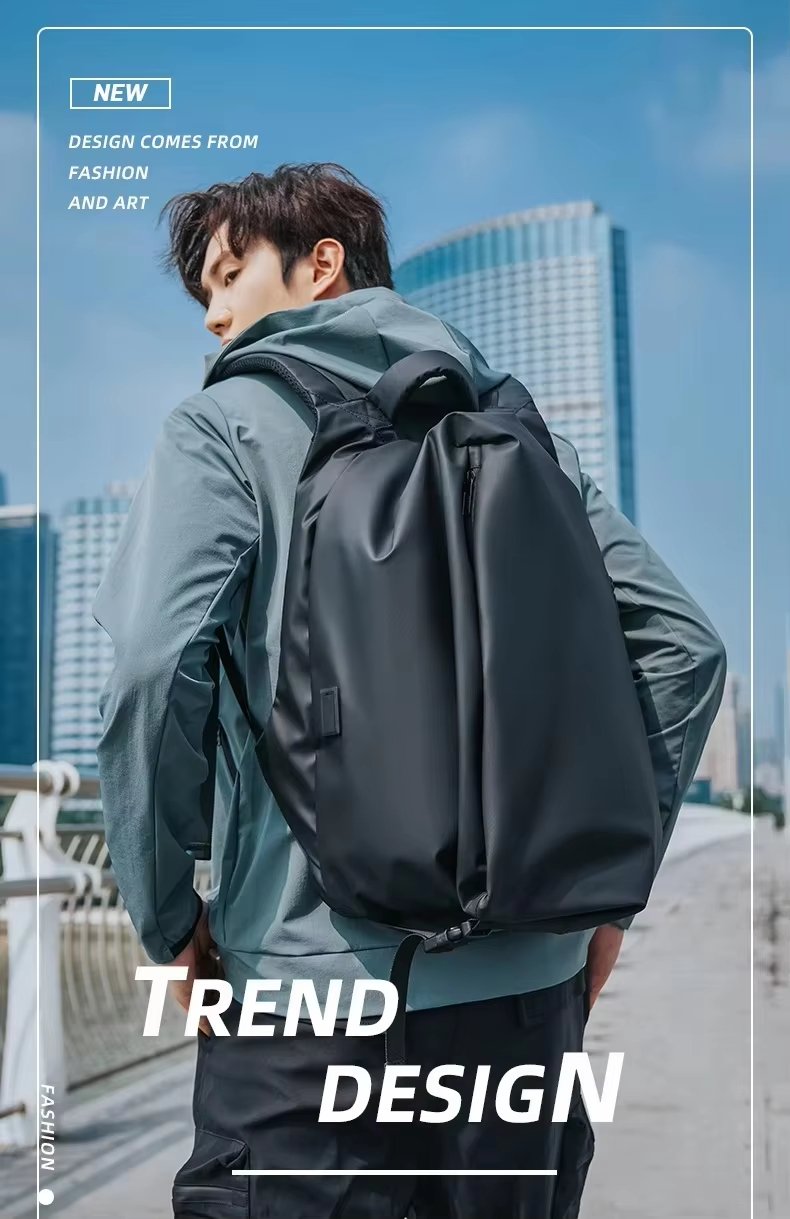 Water-Resistant Large Capacity USB Modern Business Oxford Laptop Backpack product detail