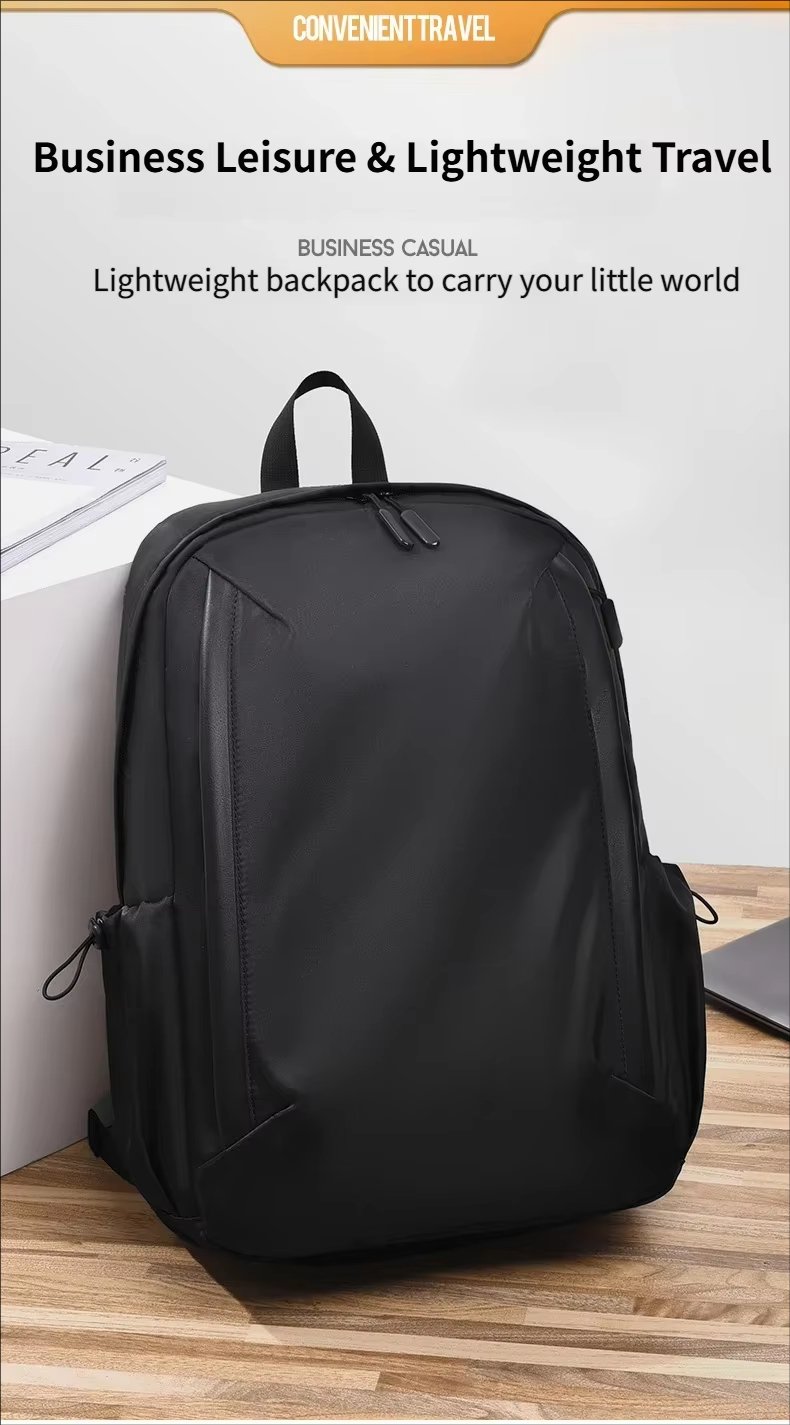 Water-Resistant Large Capacity Business Travel Oxford Laptop Backpack product detail
