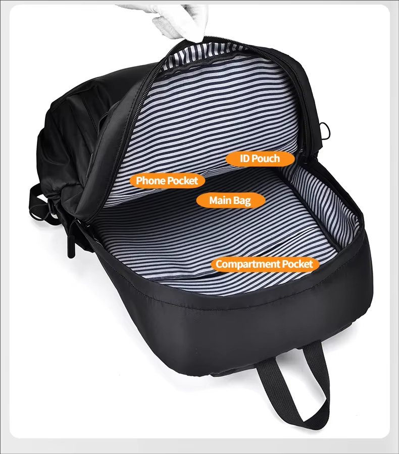 Water-Resistant Large Capacity Business Travel Oxford Laptop Backpack product detail