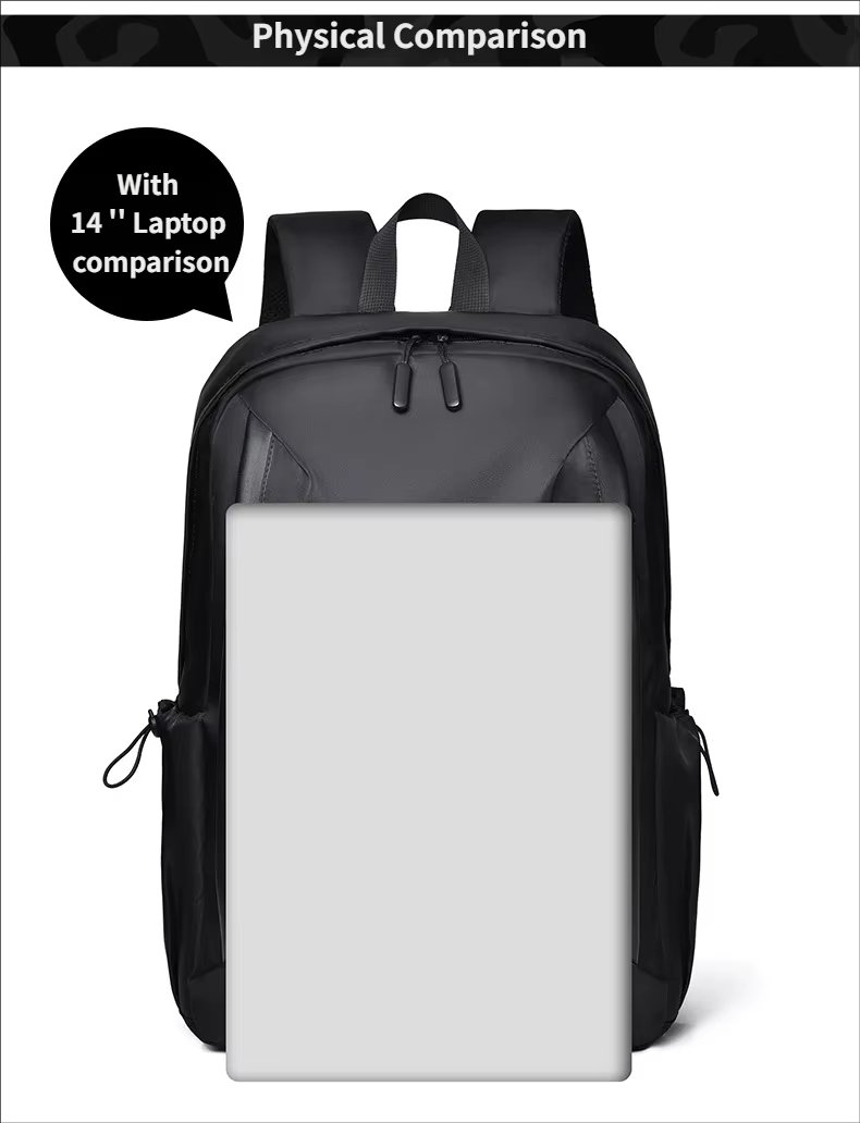 Water-Resistant Large Capacity Business Travel Oxford Laptop Backpack product detail