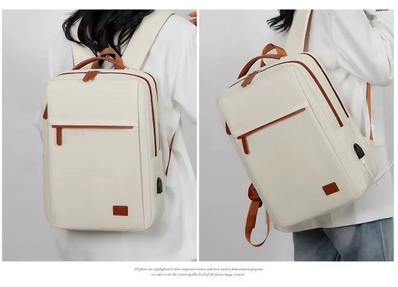 Water-Resistant USB Business Travel Oxford Laptop Backpack product detail
