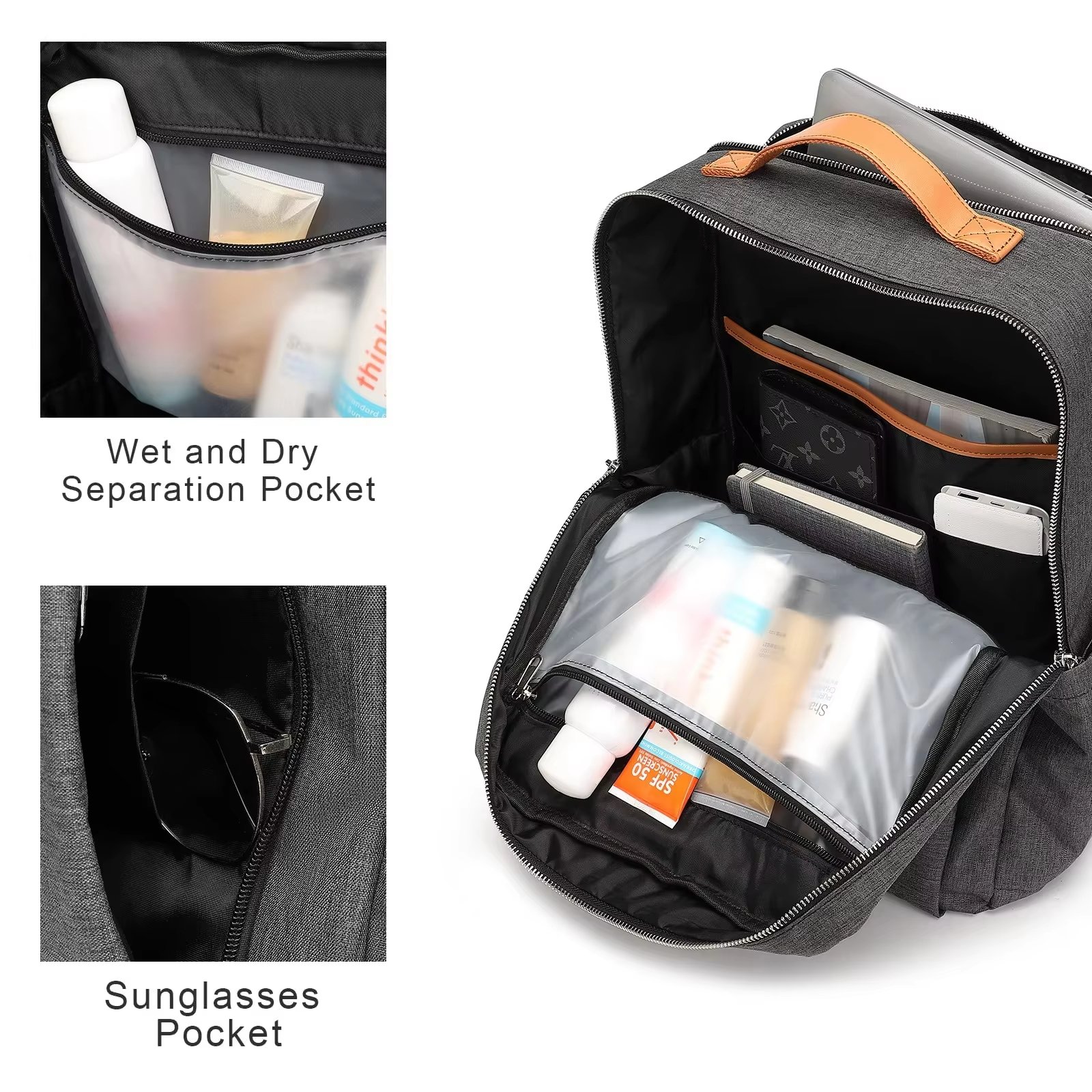 Business Travel School Oxford Laptop Backpack product detail