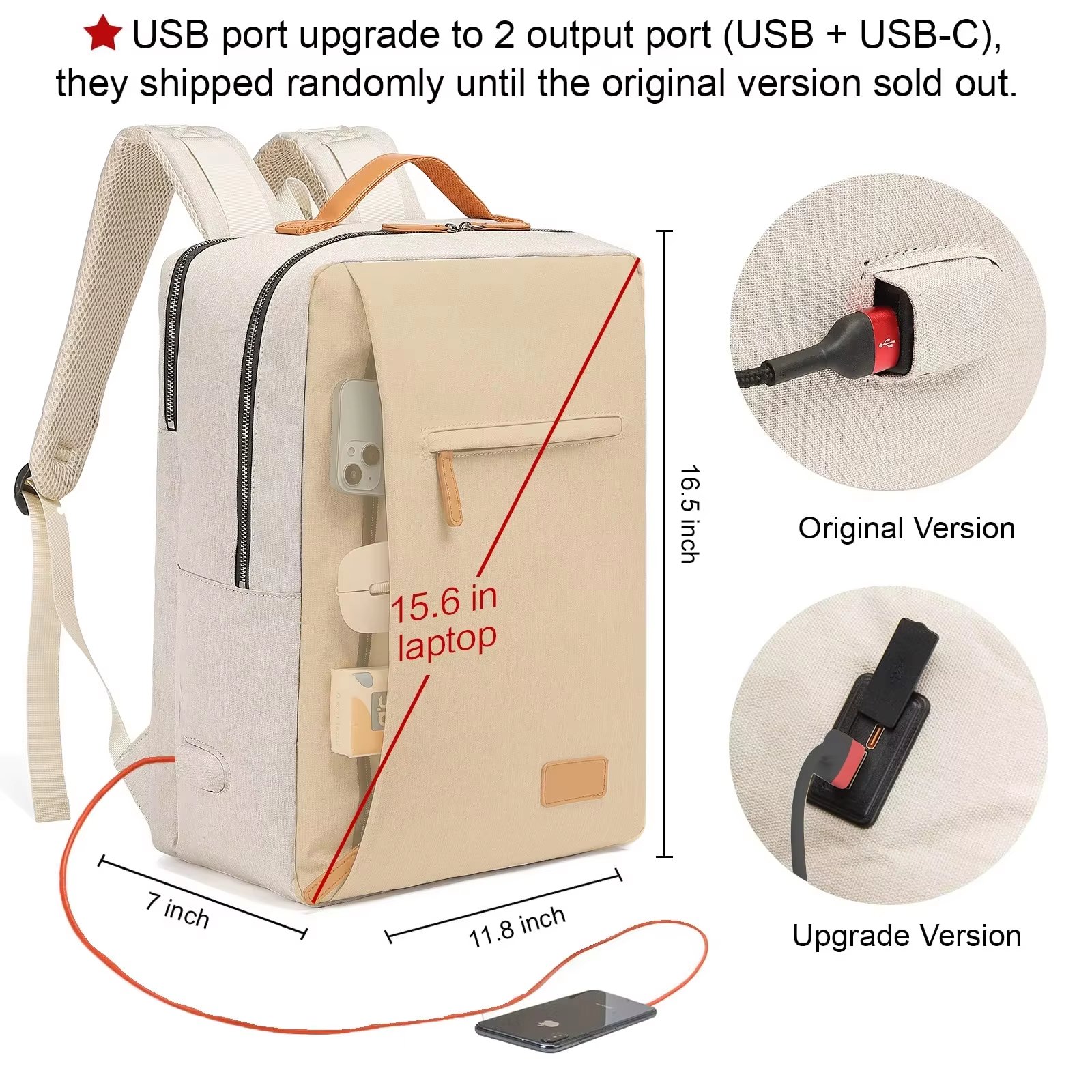 Business Travel School Oxford Laptop Backpack product detail