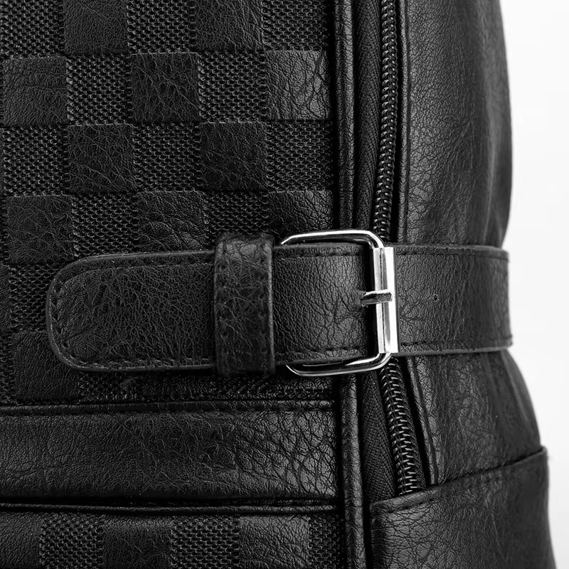 Anti-Theft Water-Resistant Vintage Modern Business Leather Business Backpack product detail