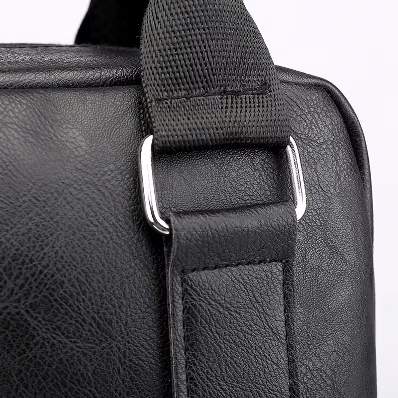 Anti-Theft Water-Resistant Vintage Modern Business Leather Business Backpack product detail