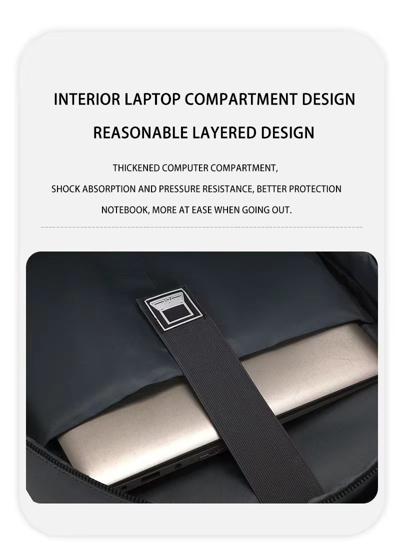 Anti-Theft Water-Resistant Large Capacity USB Business Nylon Laptop Backpack product detail