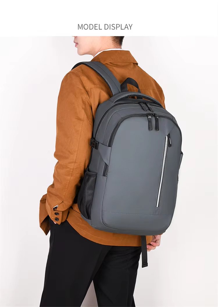 Anti-Theft Water-Resistant Large Capacity USB Business Nylon Laptop Backpack product detail