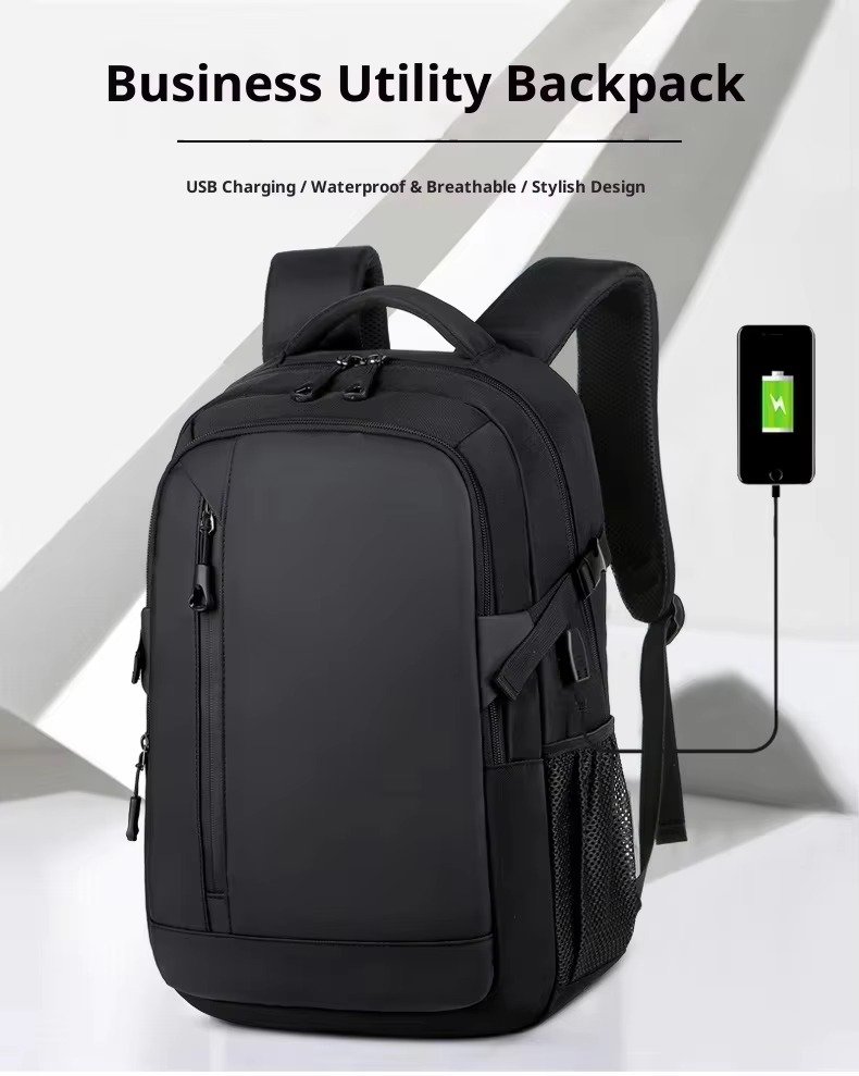 Hot Sell Large Capacity Anti-Theft Multifunctional USB Laptop Backpack Student Schoolbag Waterproof Outdoor Business Travel Bag detail image