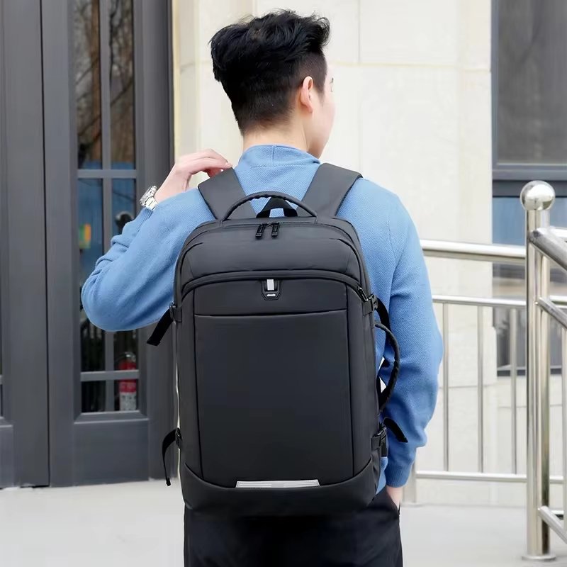 Water-Resistant Vintage Outdoor Business Travel Oxford Laptop Backpack product detail