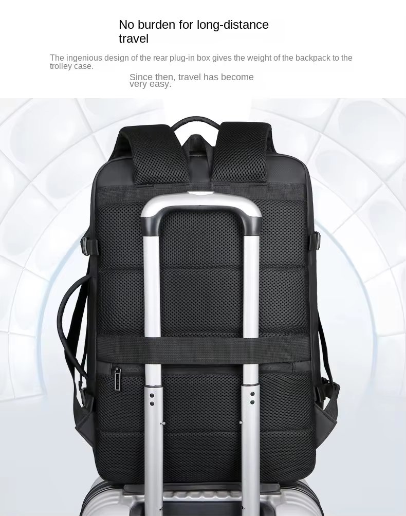 Water-Resistant Vintage Outdoor Business Travel Oxford Laptop Backpack product detail