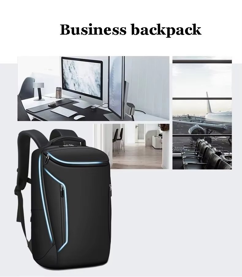 Anti-Theft Water-Resistant Large Capacity USB Vintage Nylon Hard-Shell Backpack product detail