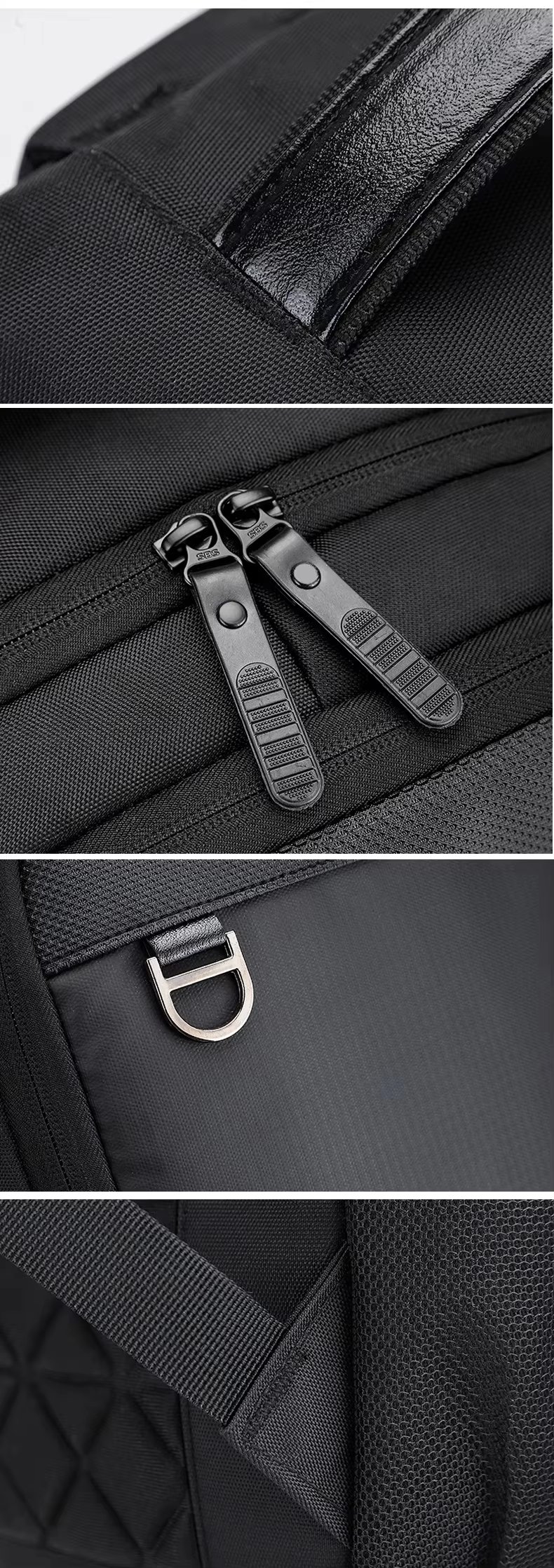 Water-Resistant Expandable USB Vintage Modern Oxford Laptop Backpack product detail