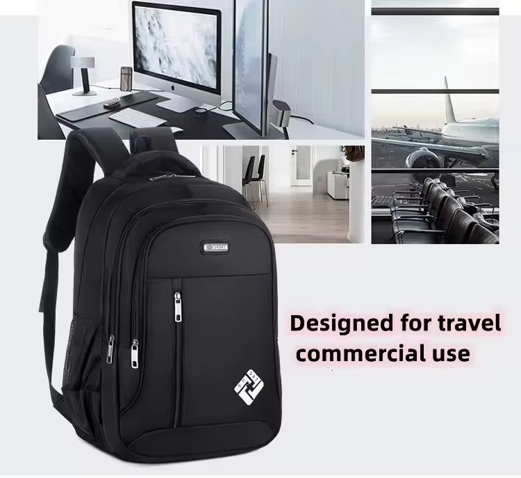 Water-Resistant Large Capacity USB Modern Business Oxford Laptop Backpack product detail