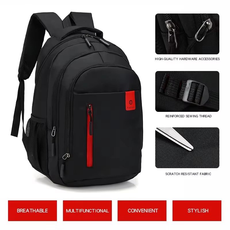 Water-Resistant Large Capacity Multi-Pocket Business Travel Oxford Laptop Backpack product detail