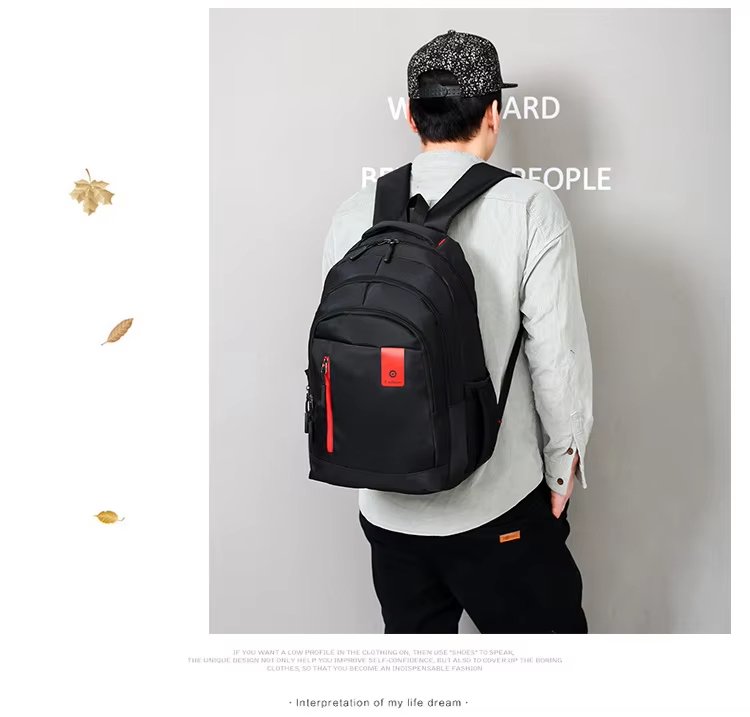Water-Resistant Large Capacity Multi-Pocket Business Travel Oxford Laptop Backpack product detail