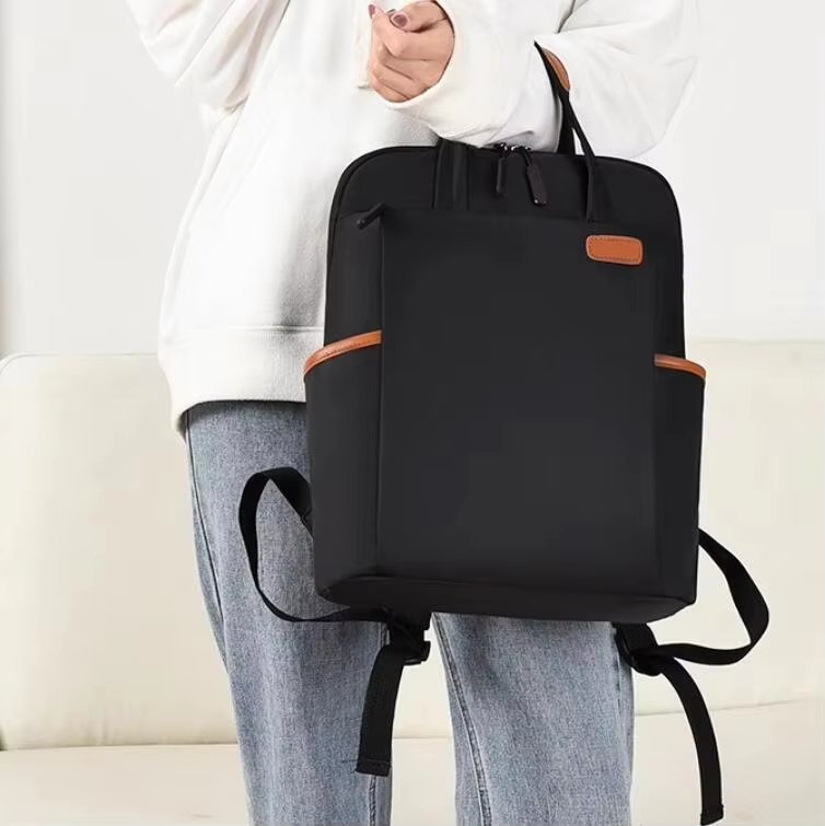 Water-Resistant Large Capacity Vintage Modern Business Oxford Laptop Backpack product detail