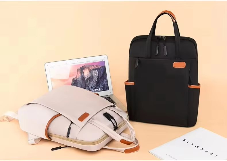 Water-Resistant Large Capacity Vintage Modern Business Oxford Laptop Backpack product detail