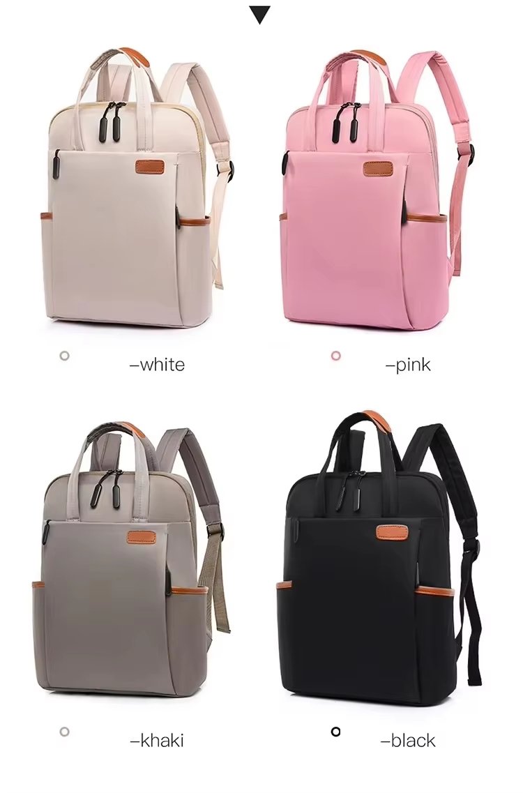 Water-Resistant Large Capacity Vintage Modern Business Oxford Laptop Backpack product detail