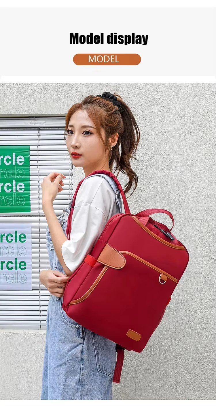 Anti-Theft Water-Resistant Lightweight Business Travel Oxford Laptop Backpack product detail