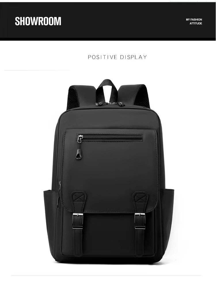 Water-Resistant Large Capacity Modern Business Travel Oxford Laptop Backpack product detail