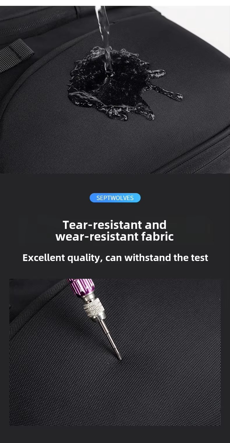 Anti-Theft Water-Resistant Business Travel Oxford Rolling Backpack product detail