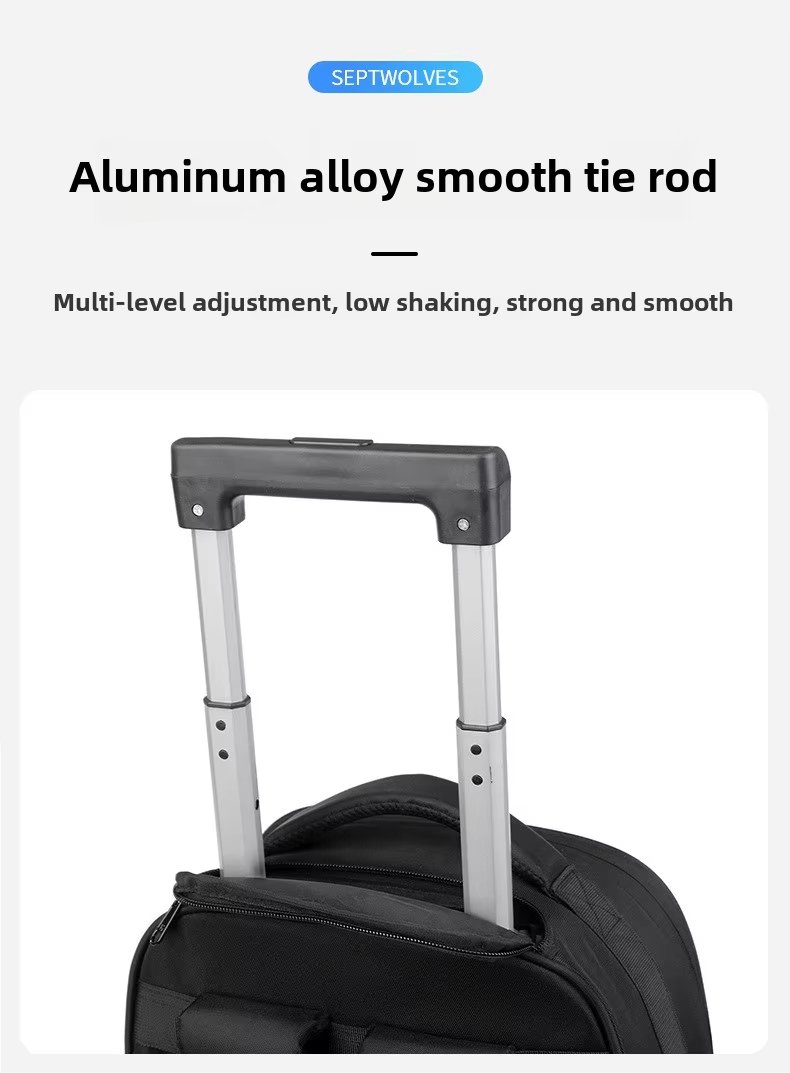 Anti-Theft Water-Resistant Business Travel Oxford Rolling Backpack product detail