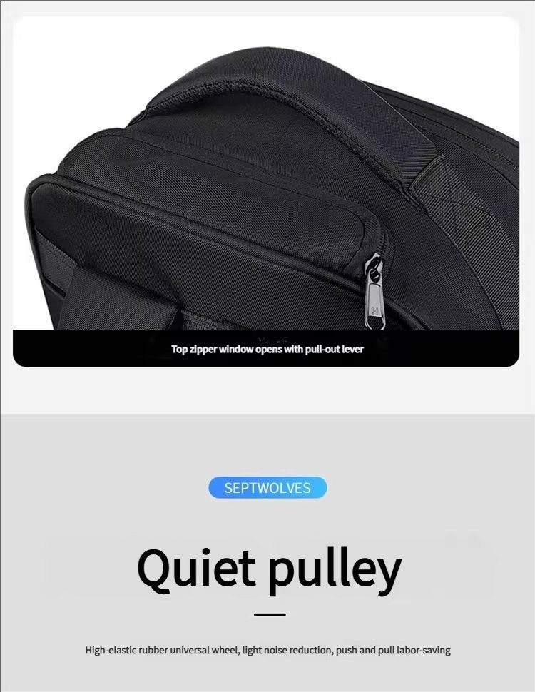 Anti-Theft Water-Resistant Business Travel Oxford Rolling Backpack product detail