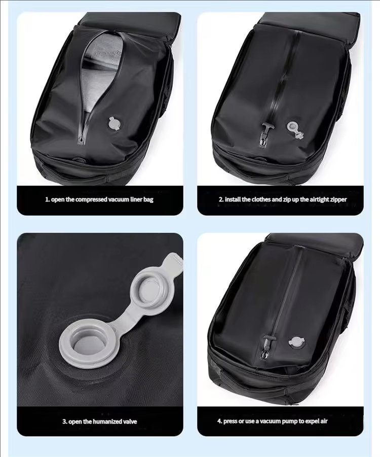 Anti-Theft Water-Resistant Business Travel Oxford Rolling Backpack product detail