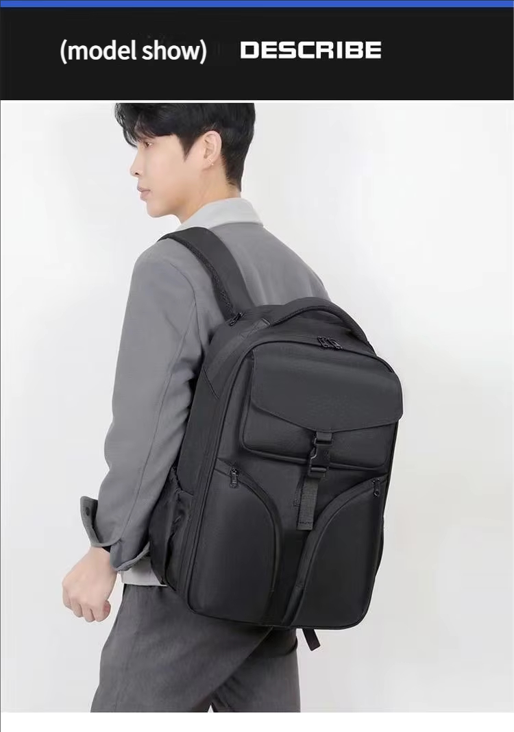 Anti-Theft Water-Resistant Business Travel Oxford Rolling Backpack product detail