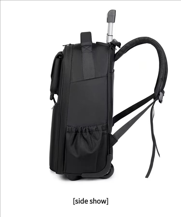 Anti-Theft Water-Resistant Business Travel Oxford Rolling Backpack product detail