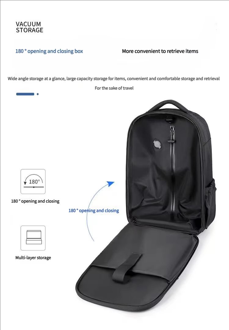 Water-Resistant Large Capacity Expandable Travel Oxford Rolling Backpack product detail