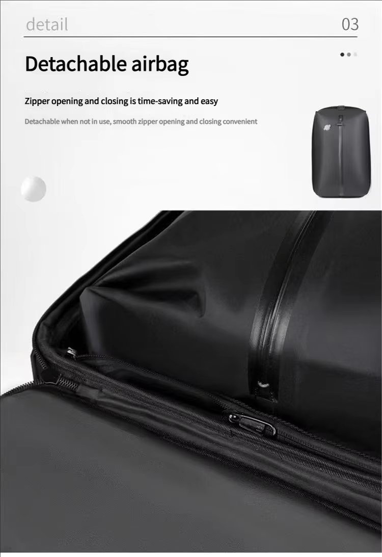 Water-Resistant Large Capacity Expandable Travel Oxford Rolling Backpack product detail